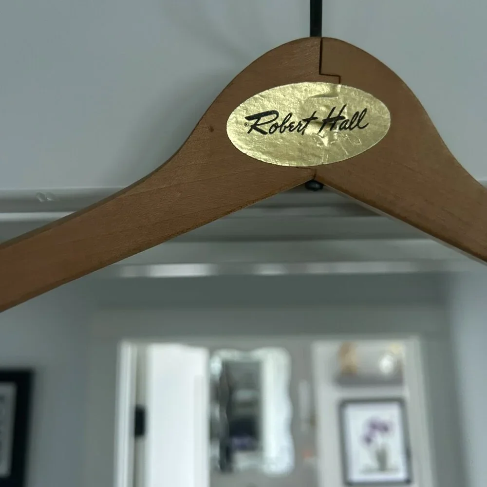 Original Vintage Robert Hall Wooden Hanger